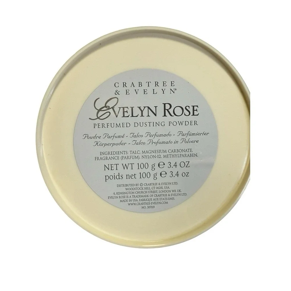 Vintage NOS Evelyn by Crabtree & Evelyn Perfumed Talc Dusting Powder 3.5 oz‎